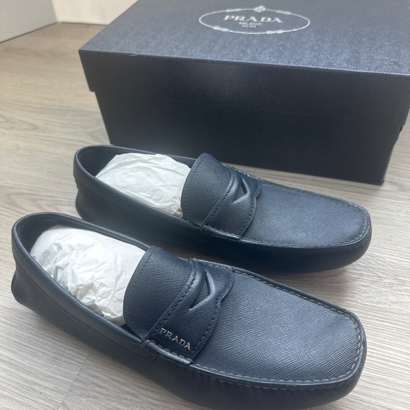 Prada Saffiano Leather Drivers - Men’s size 8.5